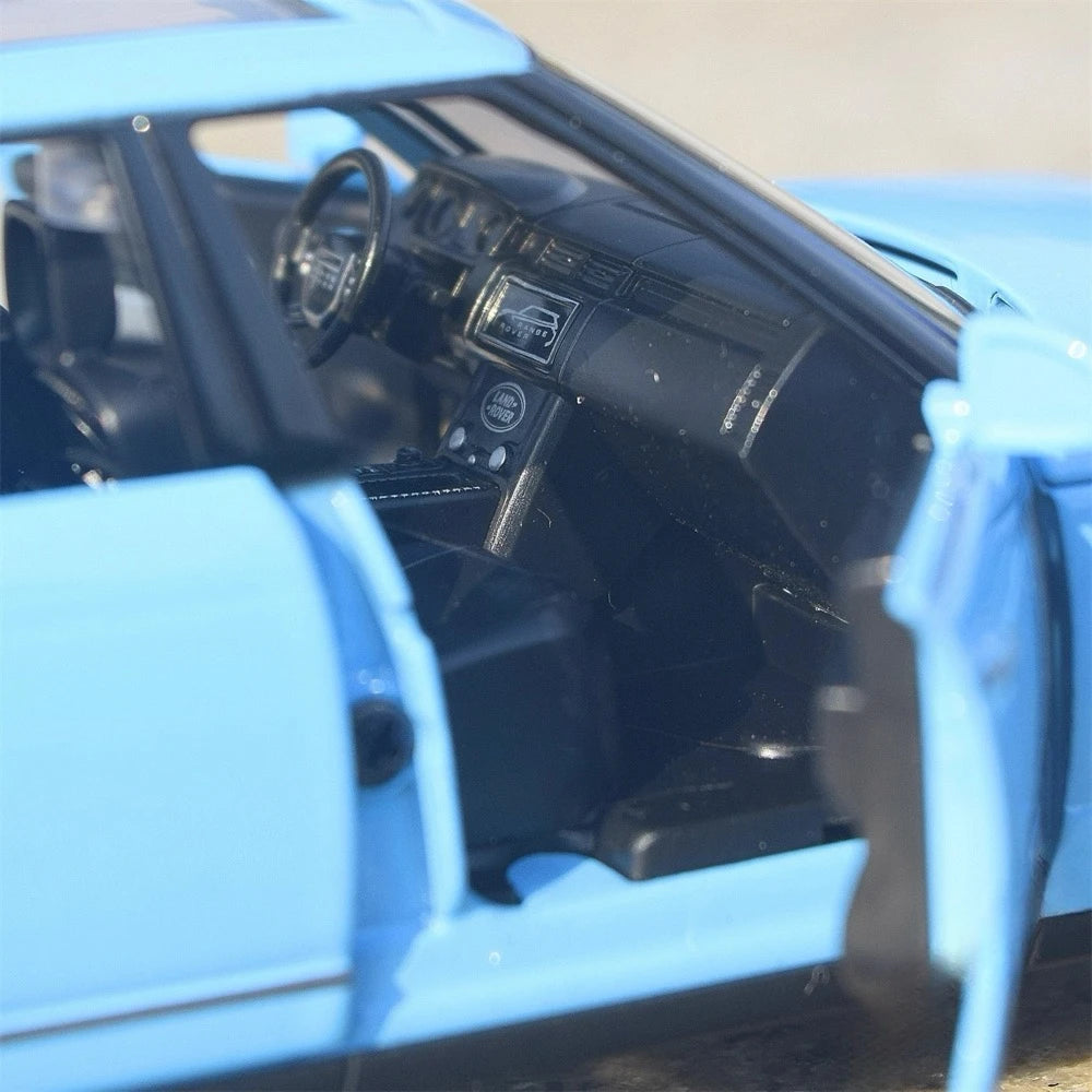 [TOY] 1:32 Land Rover 2021 Range Rover Fifty blå modellbil Die-Cast
