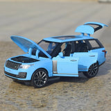 [TOY] 1:32 Land Rover 2021 Range Rover Fifty blå modellbil Die-Cast