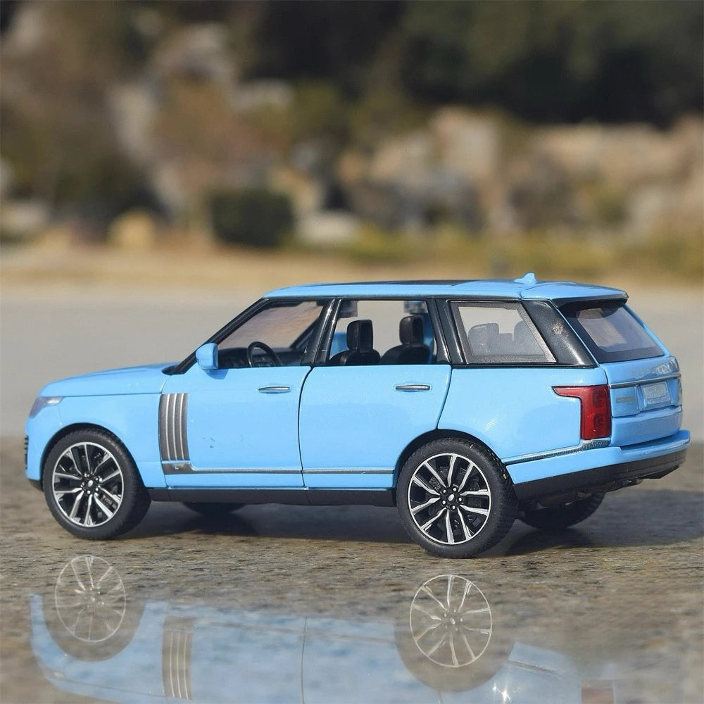 [TOY] 1:32 Land Rover 2021 Range Rover Fifty bleu voiture miniature Die-Cast