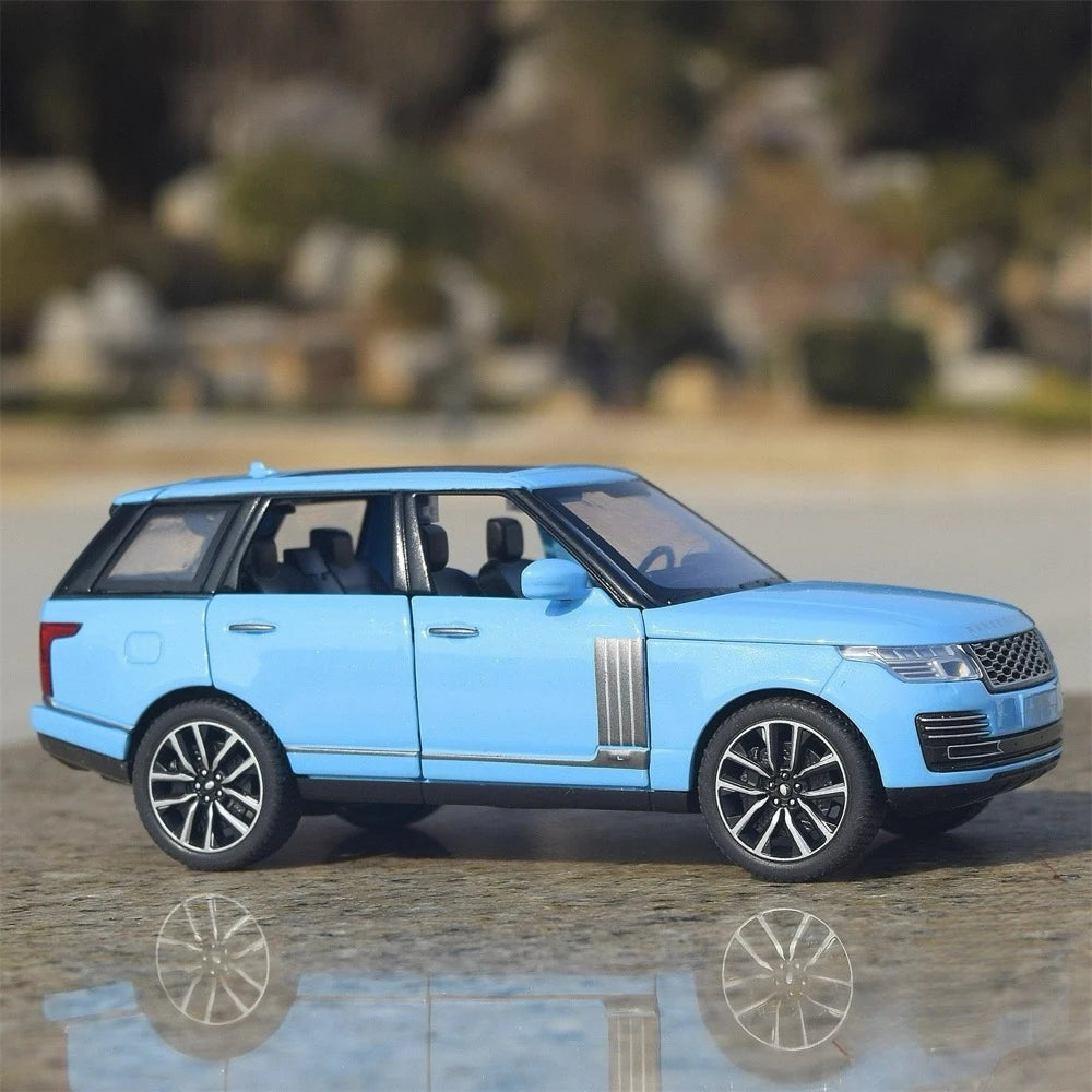 [TOY] 1:32 Land Rover 2021 Range Rover Fifty blå modellbil Die-Cast