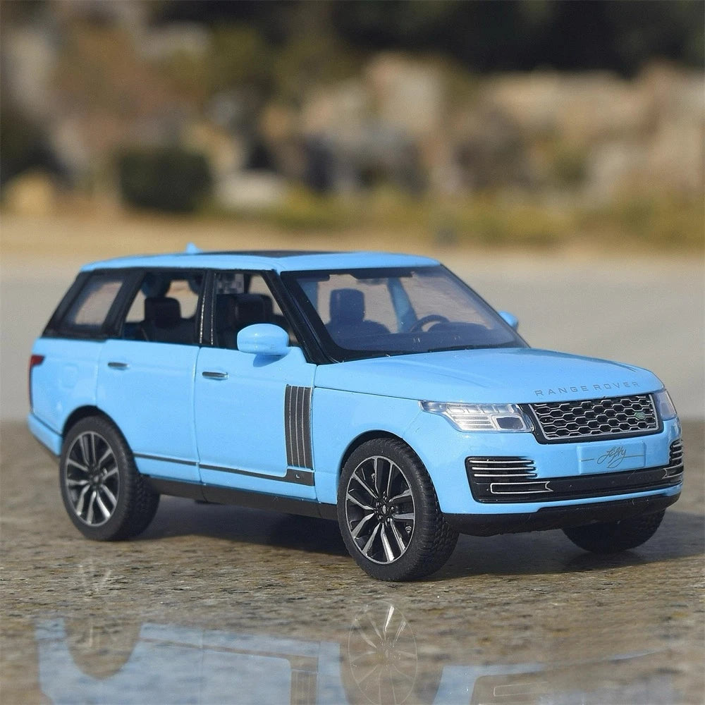 [TOY] 1:32 Land Rover 2021 Range Rover Fifty blå modellbil Die-Cast