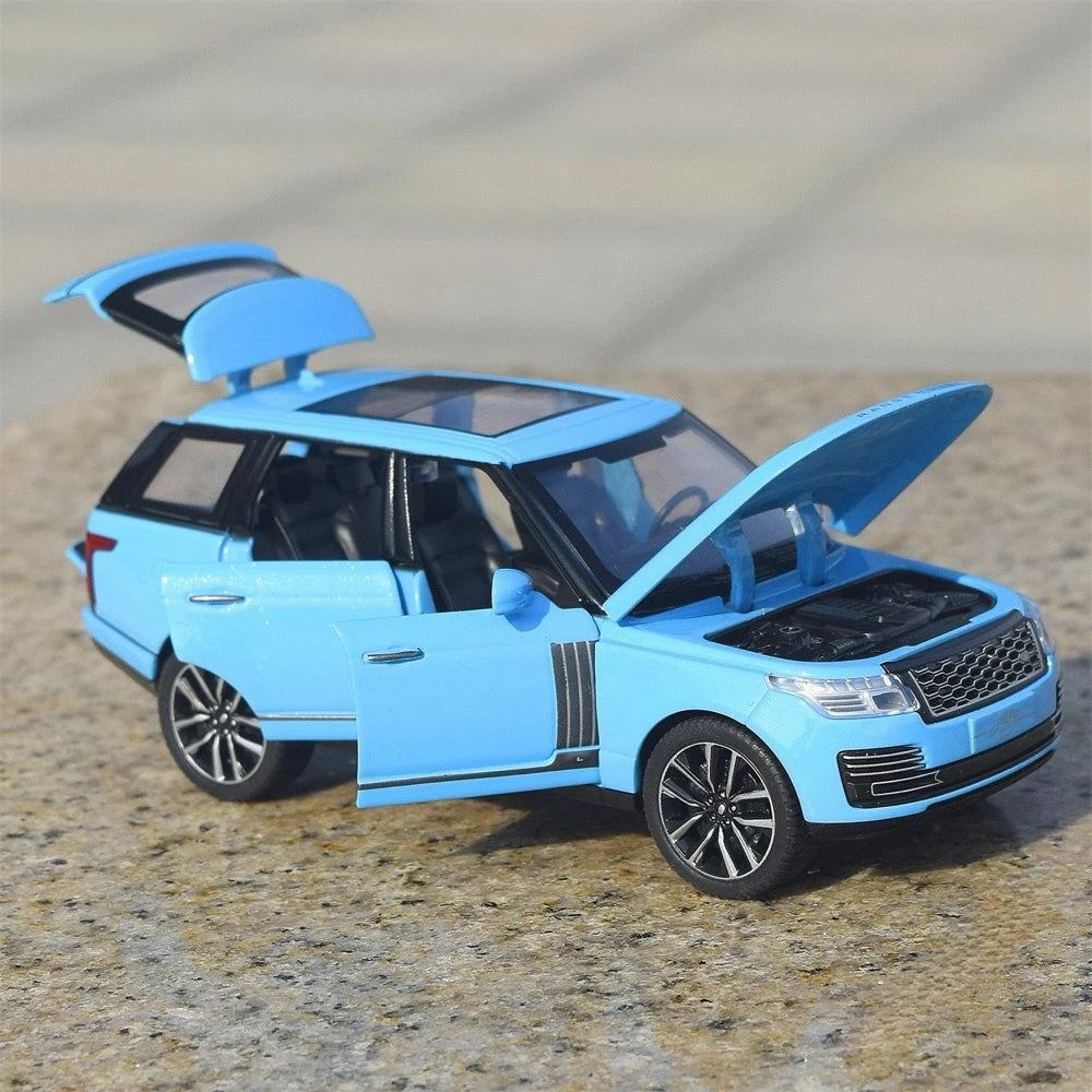 [TOY] 1:32 Land Rover 2021 Range Rover Fifty bleu voiture miniature Die-Cast