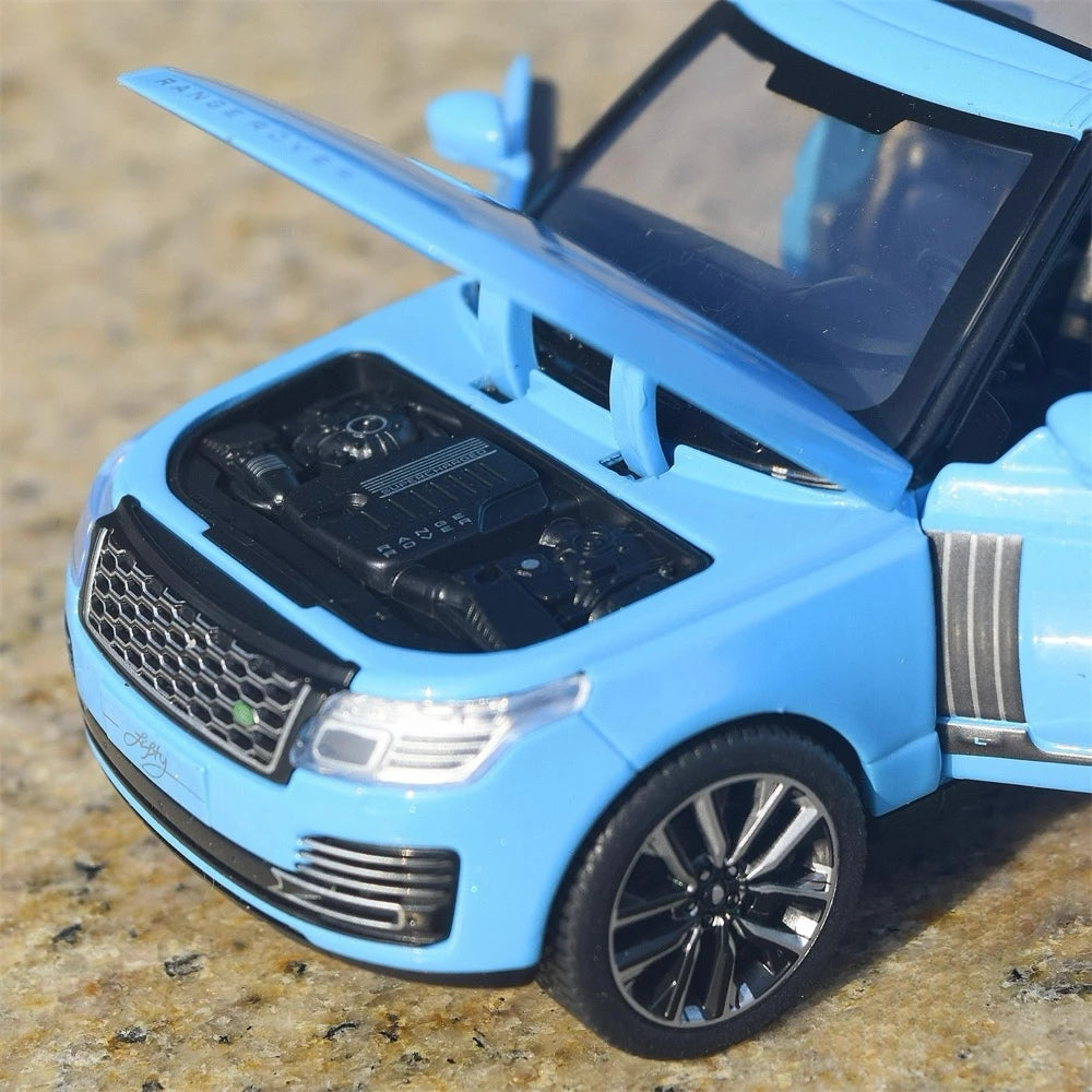 [TOY] 1:32 Land Rover 2021 Range Rover Fifty bleu voiture miniature Die-Cast