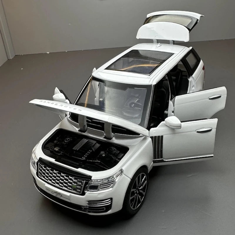 [TOY] 1:32 Land Rover 2021 Range Rover Fifty White Model Car Die-Cast