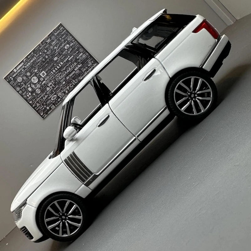 [TOY] 1:32 Land Rover 2021 Range Rover Fifty White Model Car Die-Cast