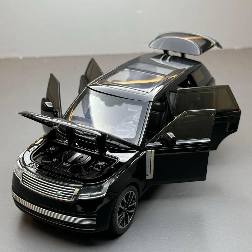 [TOY] 1:32 Land Rover 2022 Range Rover SV L460 Black Model Car Die-Cast