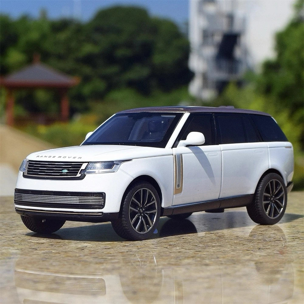 [TOY] 1:32 Land Rover 2022 Range Rover SV L460 White Model Car Die-Cast