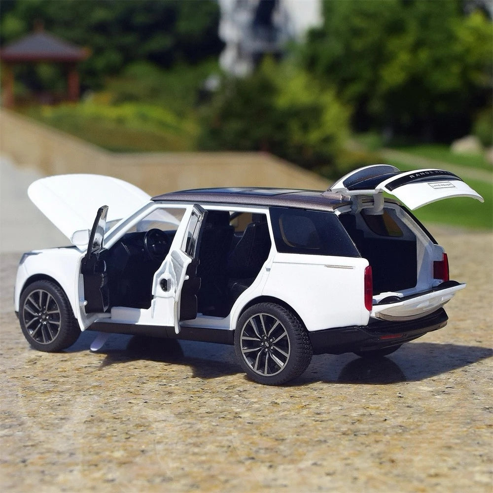 [TOY] 1:32 Land Rover 2022 Range Rover SV L460 White Model Car Die-Cast