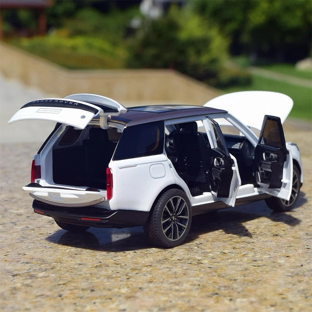[TOY] 1:32 Land Rover 2022 Range Rover SV L460 White Model Car Die-Cast