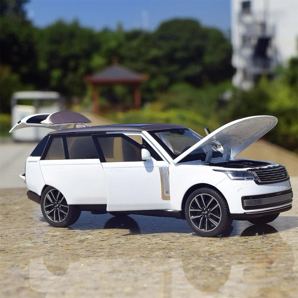 [TOY] 1:32 Land Rover 2022 Range Rover SV L460 White Model Car Die-Cast