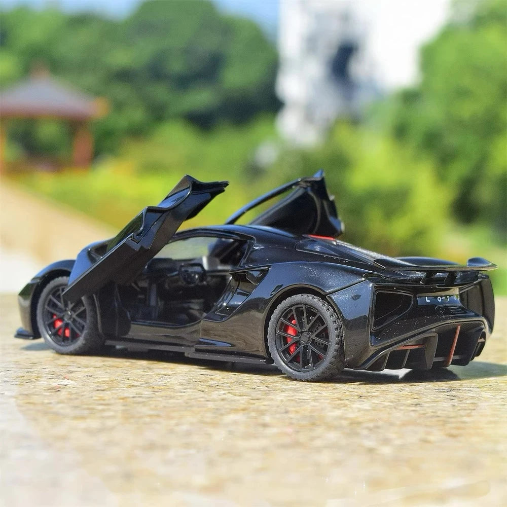[TOY] 1:32 Lotus 2019 Evija Black Model Car Die-Cast