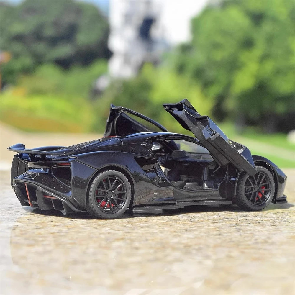 [TOY] 1:32 Lotus 2019 Evija nero modellino di auto Die-Cast