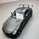 [TOY] 1:32 Mercedes-AMG 2010 SLS svart modellbil Die-Cast
