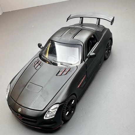 [TOY] 1:32 Mercedes-AMG 2010 SLS noir voiture miniature Die-Cast