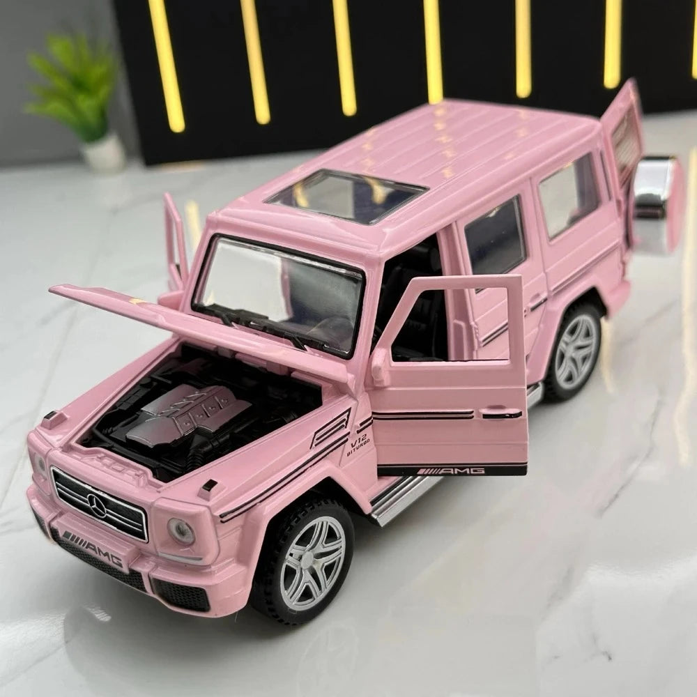 [TOY] 1:32 Mercedes-AMG 2012 G63 rosa modellbil Die-Cast