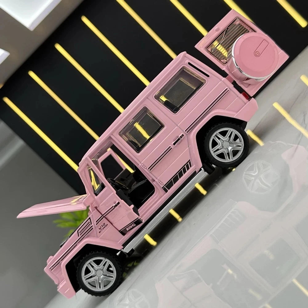 [TOY] 1:32 Mercedes-AMG 2012 G63 rosa modellbil Die-Cast