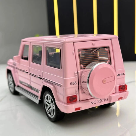 [TOY] 1:32 Mercedes-AMG 2012 G63 rose voiture miniature Die-Cast