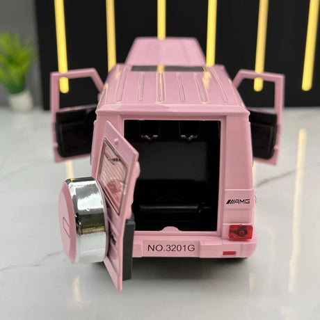 [TOY] 1:32 Mercedes-AMG 2012 G63 rose voiture miniature Die-Cast