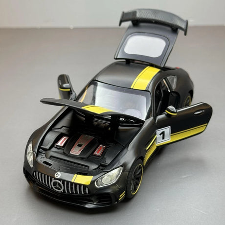 [TOY] 1:32 Mercedes-AMG 2016 GT3 svart modellbil Die-Cast