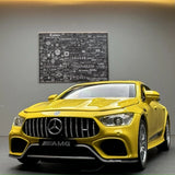 [TOY] 1:32 Mercedes-AMG 2019 GT63S Yellow Model Car Die-Cast