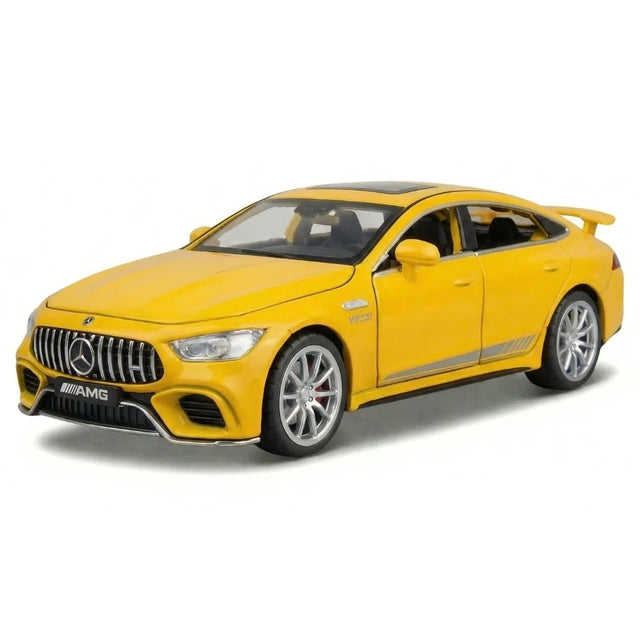[TOY] 1:32 Mercedes-AMG 2019 GT63S Yellow Model Car Die-Cast