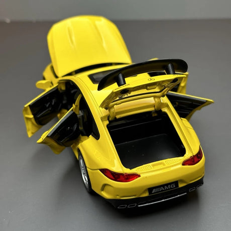 [TOY] 1:32 Mercedes-AMG 2019 GT63S gul modellbil Die-Cast