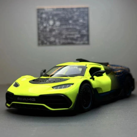 [TOY] 1:32 Mercedes-AMG 2022 One grön modellbil Die-Cast