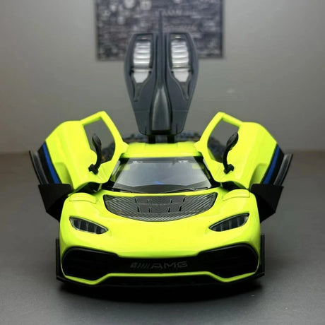 [TOY] 1:32 Mercedes-AMG 2022 One grön modellbil Die-Cast