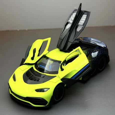 [TOY] 1:32 Mercedes-AMG 2022 One grön modellbil Die-Cast