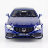 [TOY] 1:32 Mercedes-AMG 2023 C63S Coupe Blue Model Car Die-Cast