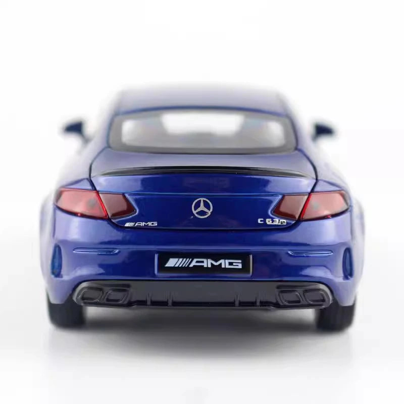 [TOY] 1:32 Mercedes-AMG 2023 C63S Coupe Blue Model Car Die-Cast