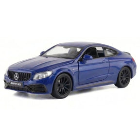[TOY] 1:32 Mercedes-AMG 2023 C63S Coupe Blue Model Car Die-Cast