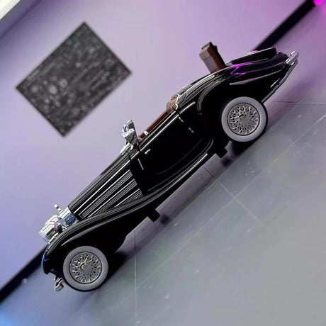 [TOY] 1:32 Mercedes-Benz 1936 500K svart modellbil Die-Cast