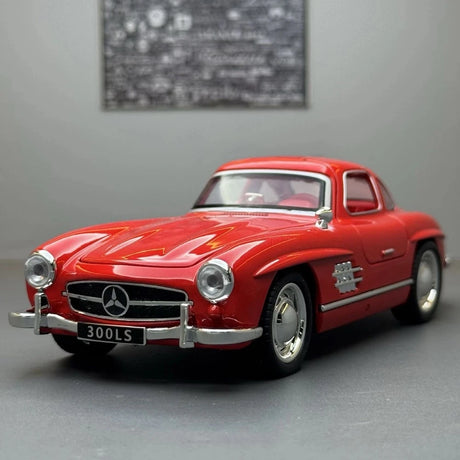 [TOY] 1:32 Mercedes-Benz 1954 300SL röd modellbil Die-Cast