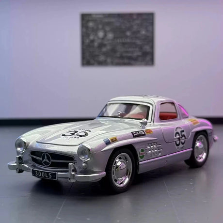 [TOY] 1:32 Mercedes-Benz 1954 300SL silver #35 modellbil Die-Cast