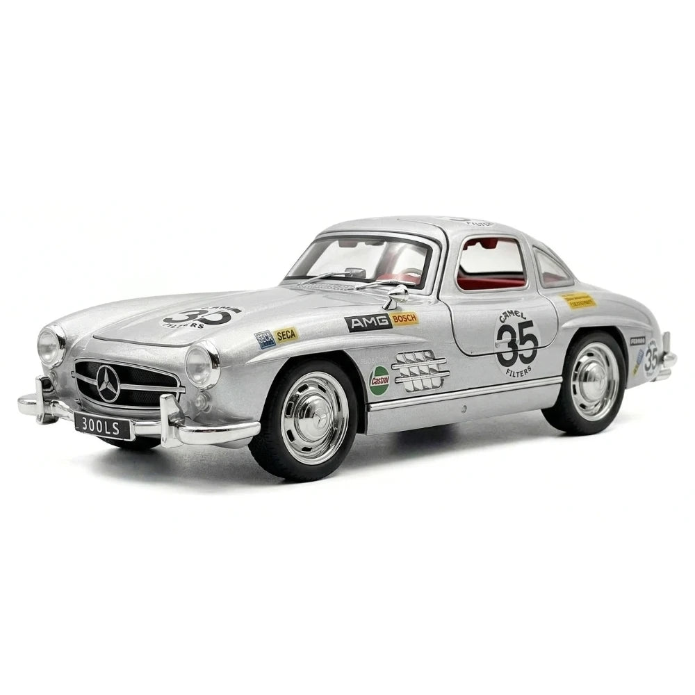 Mercedes-Benz 1954 300SL Silver #35 1:32 diecast display model - view 10