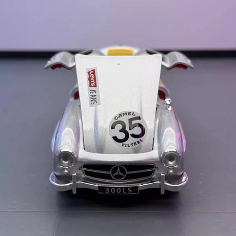 [TOY] 1:32 Mercedes-Benz 1954 300SL silver #35 modellbil Die-Cast