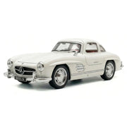 Mercedes-Benz 1954 300SL vit 1:32 – modellbil i gjuten metall för display
