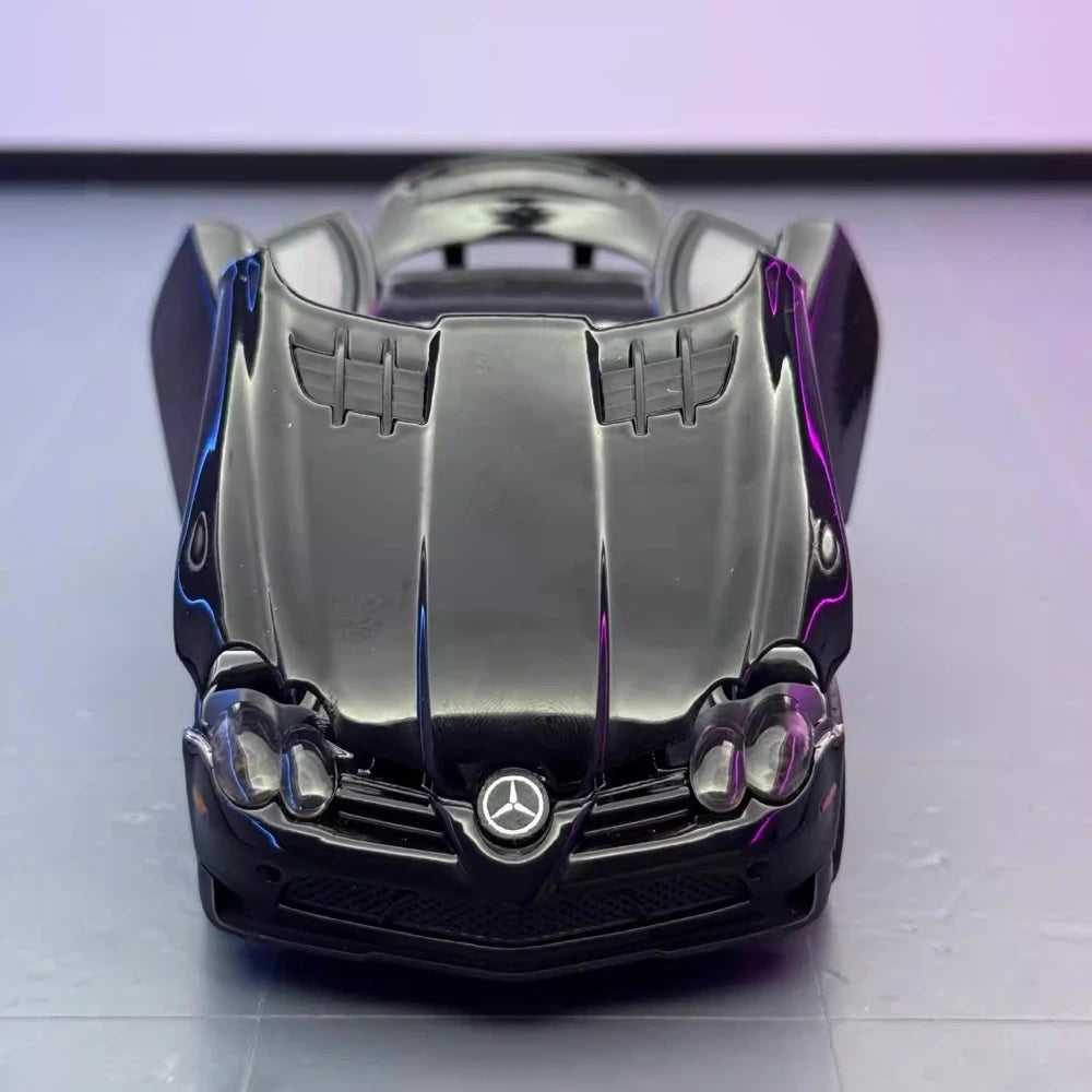 [TOY] 1:32 Mercedes-Benz 2003 SLR McLaren svart modellbil Die-Cast