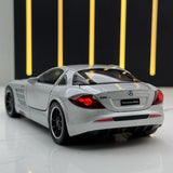 [TOY] 1:32 Mercedes-Benz 2003 SLR McLaren Silver Model Car Die-Cast