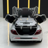 [TOY] 1:32 Mercedes-Benz 2003 SLR McLaren Silver Model Car Die-Cast