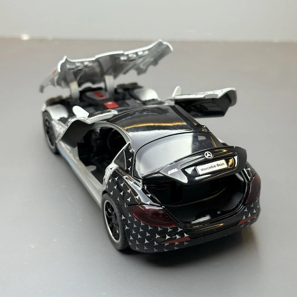 [TOY] 1:32 Mercedes-Benz 2003 SLR McLaren silver-Star modellbil Die-Cast