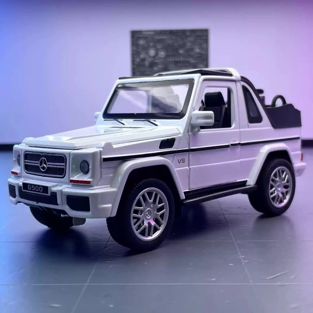 Mercedes-Benz 2013 G500 Cabriolet White 1:32 – Diecast Display Model Die-Cast