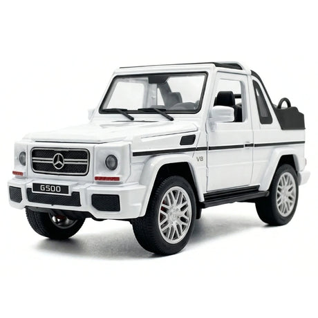 [TOY] 1:32 Mercedes-Benz 2013 G500 Cabriolet vit modellbil Die-Cast
