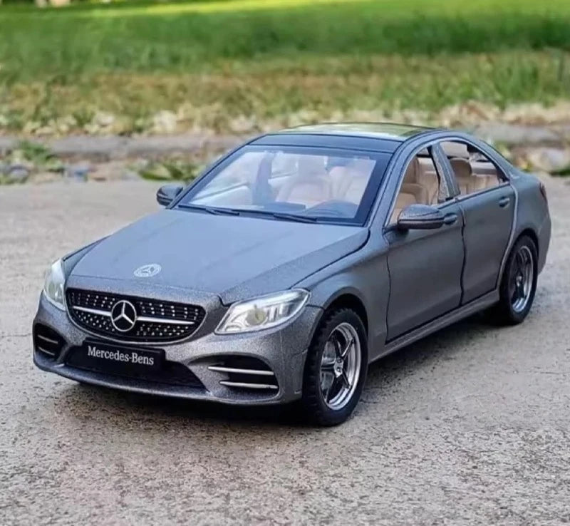 [TOY] 1:32 Mercedes-Benz 2014 C260 Gray Model Car Die-Cast