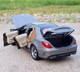 [TOY] 1:32 Mercedes-Benz 2014 C260 Gray Model Car Die-Cast