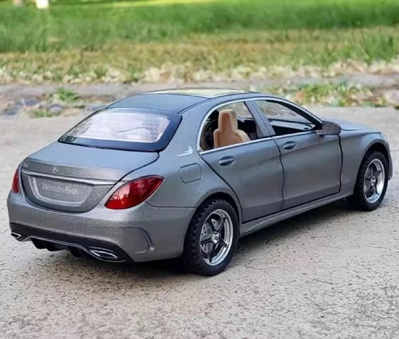 [TOY] 1:32 Mercedes-Benz 2014 C260 Gray Model Car Die-Cast