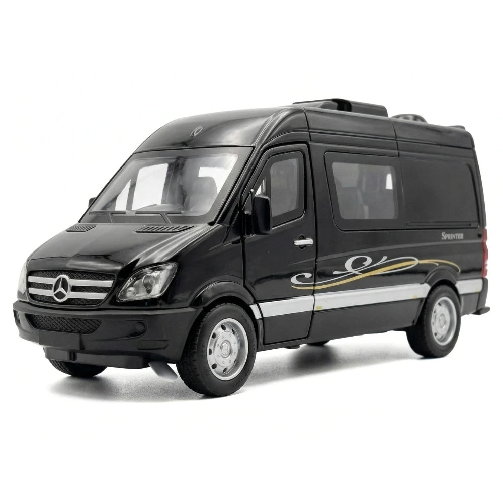 [TOY] 1:32 Mercedes-Benz 2014 V350 Black Model Car Die-Cast