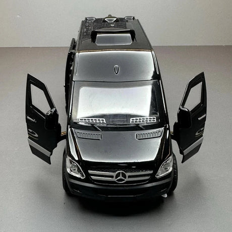 [TOY] 1:32 Mercedes-Benz 2014 V350 svart modellbil Die-Cast