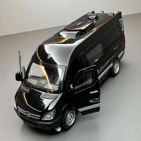 [TOY] 1:32 Mercedes-Benz 2014 V350 svart modellbil Die-Cast